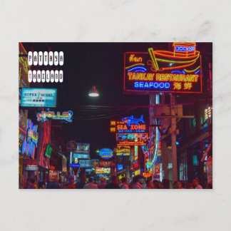 パタヤ歩く通りインタイランド ポストカード