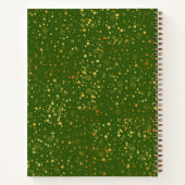 パタンクリスマスデコレーションノート ノートブック (裏面)