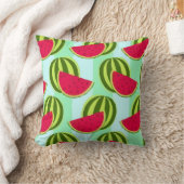 パタンスイカのジャングル クッション (ブランケット)