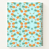 パタンパイナップルフルーツノートブック ノートブック (裏面)