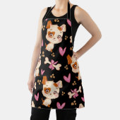 パタンペット可愛おもしろいい子犬の恋人 エプロン (インサイチュ)