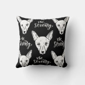 パタンペット強い犬好き クッション (裏面)