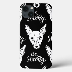 パタンペット強い犬好き iPhone 13ケース