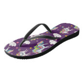 パタンユニコーンおもしろい魔法馬 ビーチサンダル (アングル)