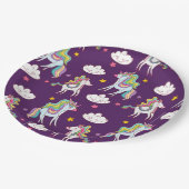 パタンユニコーンおもしろい魔法馬 ペーパープレート (アングル)