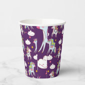 パタンユニコーンおもしろい魔法馬 紙コップ (左)