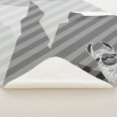 パタンラマストライプ山脈 シェルパブランケット (3/4)