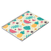 パタン熱帯果実スイカのパイナップル ノートブック (左側)