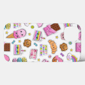 パターおもしろいンユニコーン魔法かわいい Case-Mate iPhoneケース (裏面 (横))