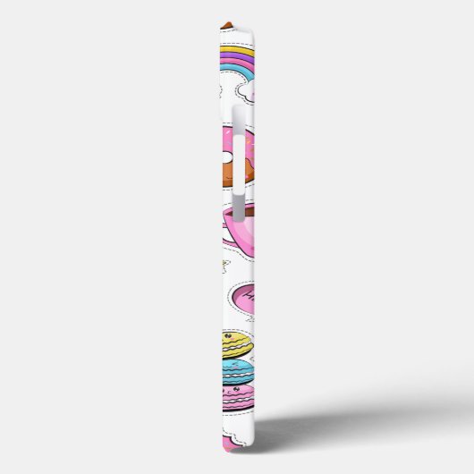 パターおもしろいンユニコーン魔法かわいい Case-Mate iPhoneケース (裏面 / 左)