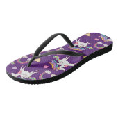 パターおもしろいンユニコーン魔法馬かわいい ビーチサンダル (アングル)