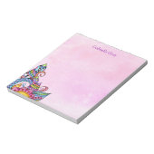 パターお洒落ンの形状と渦巻き ノートパッド (回転)