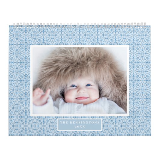 パターお洒落ンカラフルズ家族の写真 カレンダー (カバー)