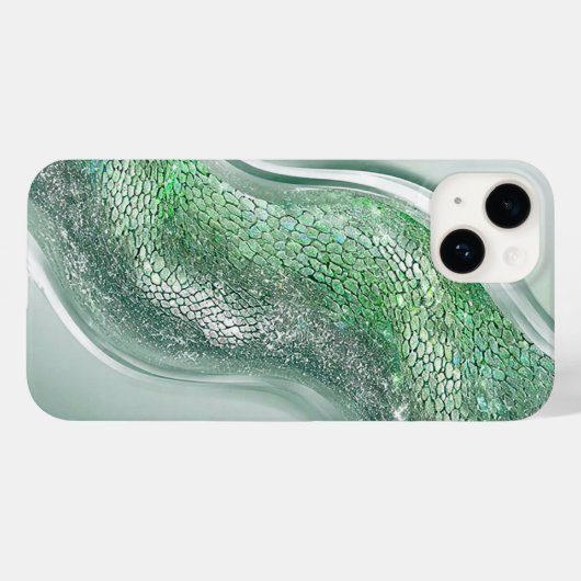 パターきらめくン付きサーオーガニックフェス Case-Mate iPhoneケース (裏面 (横))