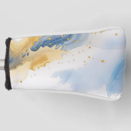 パターでティーオフするスタイリッシュ準備最高の ゴルフヘッドカバー