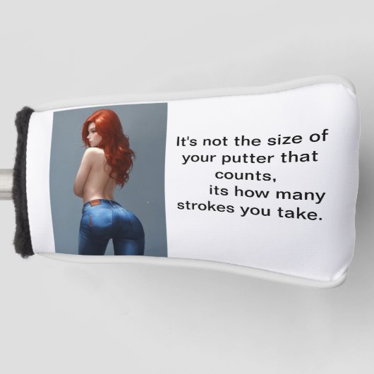 パターの大きさ ゴルフヘッドカバー (正面)