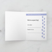 パターの妊娠告知カード 案内状 (内部)