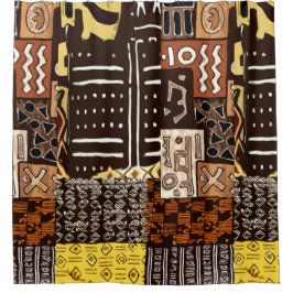 「パターはっきりしたン、豊かな歴史」 シャワーカーテン