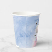 パターまたは真珠の性別によるパーティーの表示 紙コップ (右)