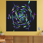 パターよくはしゃぐン キャンバスプリント (インサイチュ (リビング))