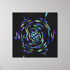 パターよくはしゃぐン キャンバスプリント