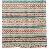 パターアステカンシャワーカーテン シャワーカーテン (正面)