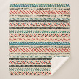 パターアステカンフリースブランケット シェルパブランケット