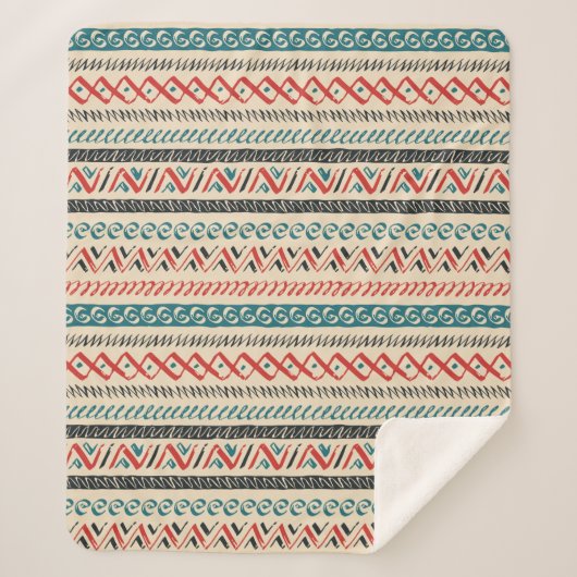 パターアステカンフリースブランケット シェルパブランケット (正面)