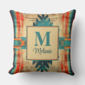 パターアステカン名前をカスタムする及びモノグラム クッション (正面)