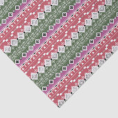 パターアステカン、ストライプパターン。 薄葉紙 (詳細)