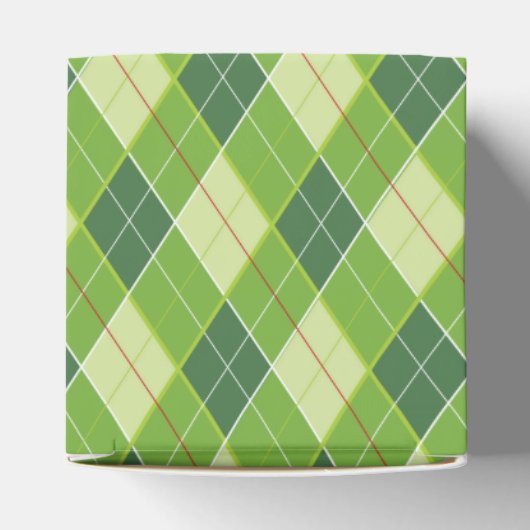 パターアーガイルングリーンゴルフスポーツギフトボックス フェイバーボックス (上部)