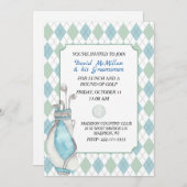 パターアーガイルングルームズゴルフパーティの招待状 招待状 (正面/裏面)