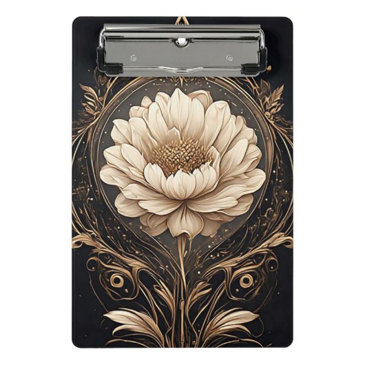 パターエレガントンを特徴とするフローラ華美デザイン ミニクリップボード (正面)