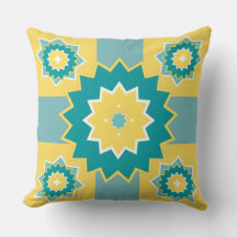 パターエレガントンモダンイエローブルー白いシックなママ