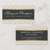 パターエレガントン金ゴールドトリム 名刺 (正面/裏面)