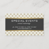 パターエレガントン金ゴールドトリム 名刺 (裏面)