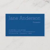 パターエレガントン青 名刺 (正面)