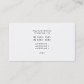 パターエレガントン 名刺 (裏面)