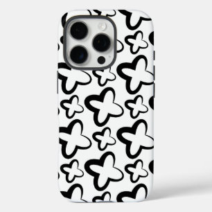 パターカッコいいンデザイン(白黒) iPhone 16 PROケース