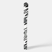 パターカッコいいンデザイン(白黒) Case-Mate iPhoneケース (裏面 / 右)