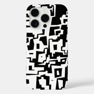 パターカッコいいンデザイン(白黒) iPhone 16 PROケース