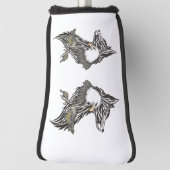 パターカバー動物ガイド ゴルフヘッドカバー (回転90)