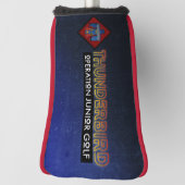 パターカバー ゴルフヘッドカバー (回転90)