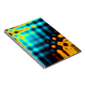 パターカラフルター付き抽象芸術ジオメトリ背景 ノートブック (右側)