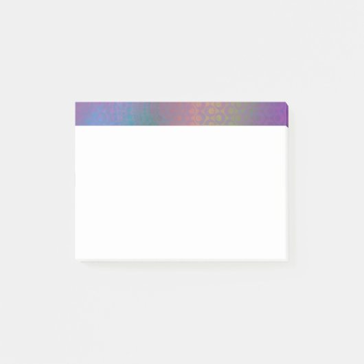 パターカラフルンとグランギーのテクスチャを持つ抽象芸術 ポストイット (正面)