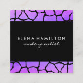 パターカラフルンのトリム スクエア名刺 (正面)