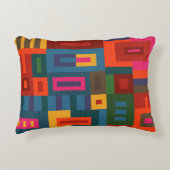 パターカラフルンはっきりしたアクセント枕 アクセントクッション (正面)