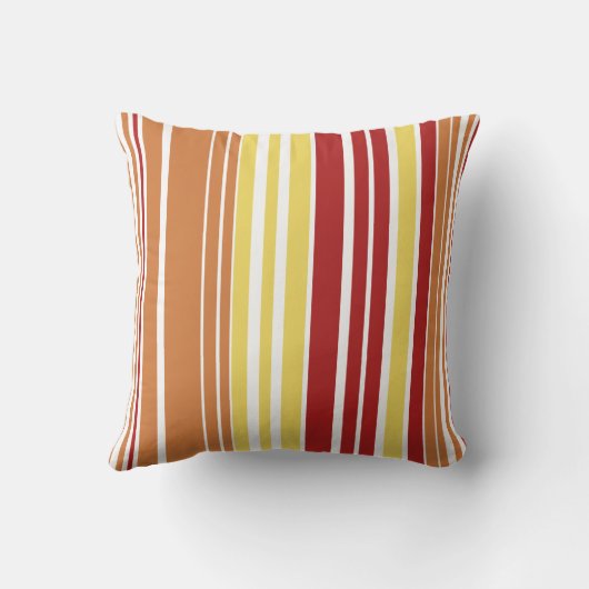 パターカラフルンストライプ枕 クッション (裏面)