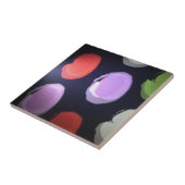 パターカラフルンモダン水玉模様アートプリント タイル (側面)