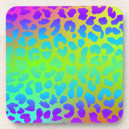 パターカラフルンレトロかわいい コースター